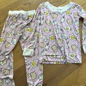 Size 3T breakfast buddies little sleepies priced to reflect flaws